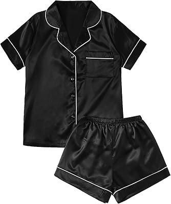 Two -piece buttoned pajama set with short sleeves for women.. DIAYTAR NIGERIA makes quality accessible to all with our affordable prices and quick delivery service.