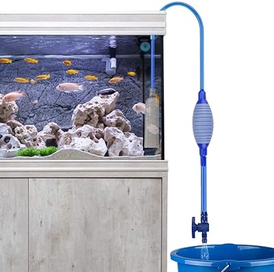 Amater aquarium cleaner, gravel filter of aquarium water change, sand vacuum pump with integrated strap and air cushion pump valve.. DIAYTAR Nigeria: Where affordability meets fast and reliable e-commerce service.