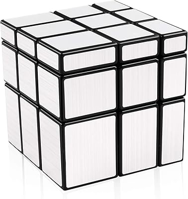 Rubix Mirror Cube, Siosi Speed ​​Cube 3x3x3 Mirror Cubes, Cube of different shapes, Silver Cube 57 mm.. Your ideal shopping partner, DIAYTAR NIGERIA offers extensive variety with reliable nationwide shipping.