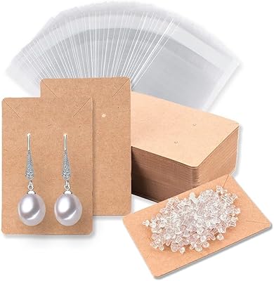 Goodrun earrings cards set of presentation cards with 120 paper card holders.. DIAYTAR NIGERIA delivers more than products - we deliver affordable shopping satisfaction nationwide.
