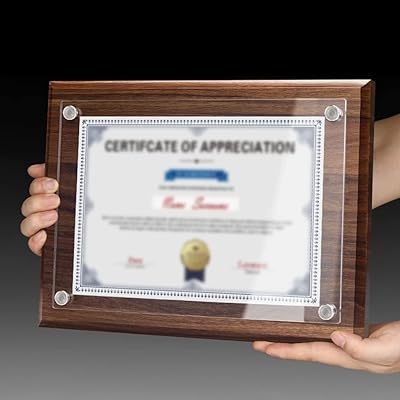 Medal plate, wooden -honor certificate framework, A4 support, proxy certificate, photo frame to hang on the wall (color: horizontal, size: A3).. Experience the future of online shopping with DIAYTAR NIGERIA's extensive product range and competitive pricing.