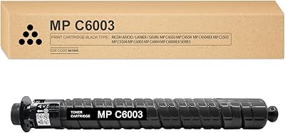 Toner Boygo MP C6003 Cartridge, 1 Black Package MPC6003 841849 Compatible with Ricoh AFICIO/LANIER/SAFIN MP C4503 C4504 C4504EX C5503 C5504 C6003 C6004 C6004EXE.. Your budget-friendly online marketplace, DIAYTAR NIGERIA delivers a world of products in just 5-8 days.
