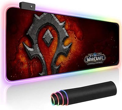 Mouse of flexible game mouse Hoard World of Warcraft RGB Large Light Carpet with Light.. DIAYTAR NIGERIA: Where quality meets affordability, with thousands of products delivered in less than 8 days.