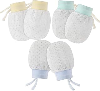 Anti-scratch gloves for newborn adjustable anti-scratch gloves-breathable and fresh cotton gloves for boys and girls, 3 pairs, 3.. DIAYTAR NIGERIA delivers on our promise of variety, affordability, and prompt nationwide shipping.