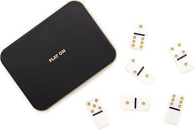 Set of Mini Domino Iron & Glory - Domino Gift Box for 28 -room travel with aluminum transport case.. Your budget-friendly online marketplace, DIAYTAR NIGERIA delivers a world of products in just 5-8 days.