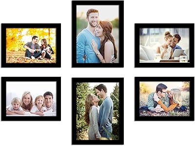 Art Street Mural Photo Frame, set of 6 black photo frames for home decoration, size 6 x 8.5 x 7 inches (aspwteco23273).. Shop smarter, not harder with DIAYTAR NIGERIA - thousands of products at your fingertips with affordable delivery.