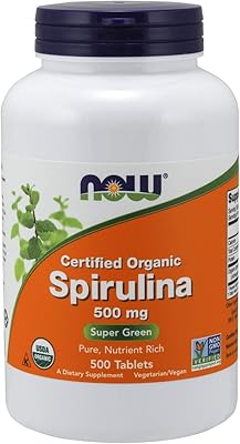 Now Foods certified organic spirulina, 500 mg, 500 tablets.. Big selection, small prices — shop now on DIAYTAR Nigeria.