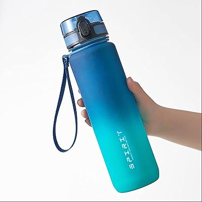 N-CAT water bottle for adults and children (1000 ml)-non-toxic Tritan material without BPA, fast flow, anti-leak folding cover in one click. (1000 ml, blue and green.. Great finds. Great prices. Fast shipping. That’s DIAYTAR Nigeria.