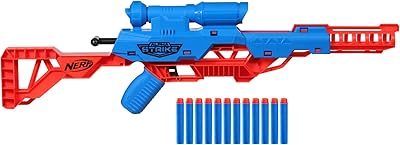 Blaster nerve alpha strike wolf lr -1 with viewing telescope, 12 official nerve darts, loading on bench, pump action, easy load - prime launch, multicolored.. DIAYTAR NIGERIA: Where value shopping meets reliable 5-8 day delivery across the nation.