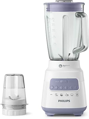 Mixer Philips Series 5000 HR2222/01, 5 Pre -settlements, piano buttons, 700 watts, light purple.. DIAYTAR NIGERIA: Your partner in affordable online shopping with dependable delivery within 8 days.