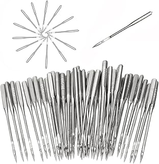 Sewing machine needles, 50 pieces, universal standard tips compatible with Singer, Brother, Janome, Bernina - matching sizes 65/9, 75/11, 90/14, 100/16, 110/18.. Your shopping journey simplified with DIAYTAR NIGERIA's vast selection and budget-friendly shipping.