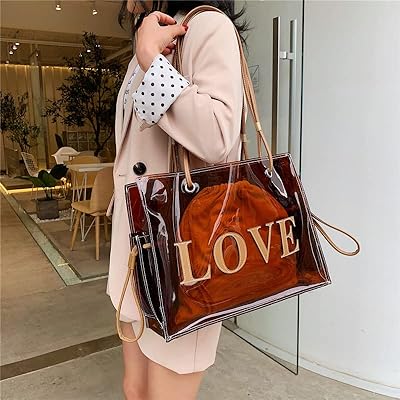 Shopping female female bags Pipski Pvc Transparent frozen candy color.. Shop from anywhere in Nigeria and receive your DIAYTAR purchases at affordable prices within a week.