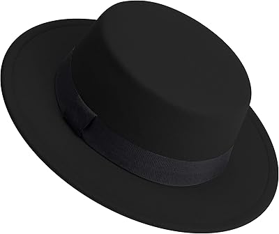 Vintage Fottage Flat Hats, Pork Hat on a large edge, Church derby hats for women and men, M.. DIAYTAR NIGERIA redefines convenience with our vast product selection and swift nationwide delivery.