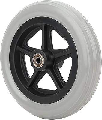 Kobayashi 6/7/8 inch front wheelchair front wheel, spare spare parts of black/gray single -gray color for wheelchairs, walkers, elderly and disabled.. Enjoy low prices, wide selections, and reliable delivery with DIAYTAR Nigeria.