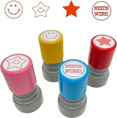 Boydeo Teacher Lot of 4 auto-snapshot rubber pads, photosensitive tampons for school education for children.. DIAYTAR NIGERIA combines affordability, variety, and convenience with nationwide delivery services.