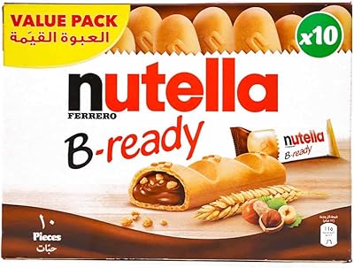 Nutella crunchy cookie Notette Ferrero B Ready, 10 pieces.. DIAYTAR NIGERIA brings the joy of affordable shopping to your fingertips with delivery in less than 8 days.