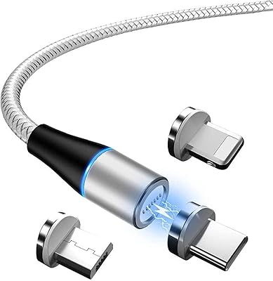 3A 3A quick magnetic charging cable compatible with microphone.. DIAYTAR NIGERIA delivers on every promise with our affordable prices and nationwide delivery service.