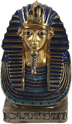 Statue of Portable Egyptian Pharaoh, statue of King Pharaoh Khéops, Bureau resin sculpture, 1 piece.. DIAYTAR NIGERIA brings the nation's largest product catalog to your doorstep at prices you'll appreciate.