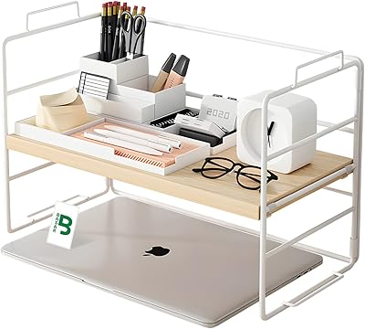Natural wood shelf to organize and store books, office supplies, office supplies, office supplies with adjustable black frame of Pasar (37 x 24 x 6.5 cm).. Shop smarter with DIAYTAR NIGERIA's vast product range and budget-friendly delivery within the week.