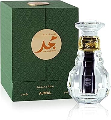 Ajmal Perfumes concentrated perfume oil of Dahn al Oud Majd for unisex, 3 ml.. DIAYTAR NIGERIA makes online shopping accessible to all with budget-friendly prices and reliable delivery.