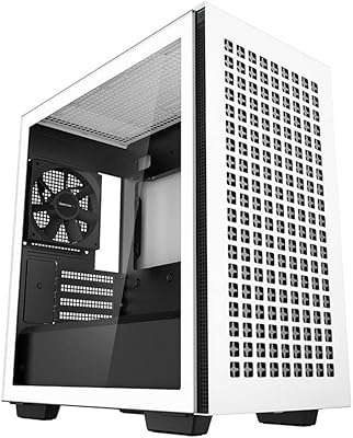 Deep Cool COOL CH370 Wh micro Atx game housing, pre-installed 120 mm rear fan, Ventilated air flow design, integrated helmet support, white.. Buy better with DIAYTAR Nigeria — the ultimate e-commerce platform in Nigeria.