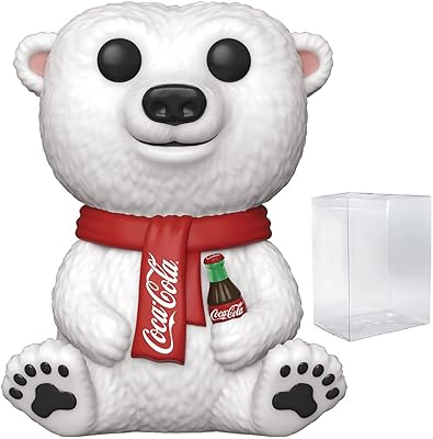 Pop advertising icons: Coca -Cola - Funko Pop vinyl figurine! fleece bear (included with the Pop Box protective bag).. DIAYTAR NIGERIA: Where shopping meets satisfaction with affordable prices and delivery within 8 days.