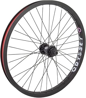 Front wheel Odyssey Quad - 20 ", 3/8" x 100 mm, brake on rim, black, tire.. DIAYTAR NIGERIA delivers affordability and convenience to your doorstep within 8 days of purchase.