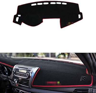 For Toyota Yaris L 2014 2015 Dashboard cover Avoid the light platform accessories of machine office carpet.. Experience shopping without stress at DIAYTAR NIGERIA's comprehensive and budget-friendly platform.