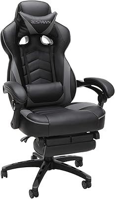 Respawn-1110 Racing Buggy play chair tilts in leather with footrest.. DIAYTAR Nigeria: Discover more, spend less, and enjoy delivery within 5–8 days.