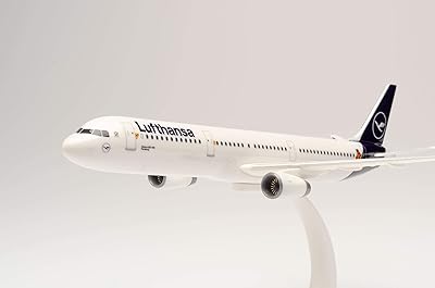 Herpa 612432 Airbus A321, mouse, biplane lufthansa, wings with support, brand, models, collectibles, easy to use, multicolored.. DIAYTAR NIGERIA: Your gateway to affordable products delivered reliably across Nigeria.