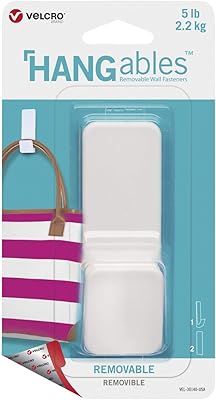 Velcro brand removable suspension hook | Easy to remove wall anchors | Non -permanent hooks | Large supports 2.27 lb, white, 1 package.. Shop without boundaries at DIAYTAR NIGERIA, offering affordable products with convenient delivery times.