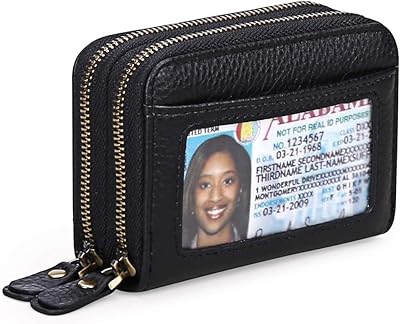 Credit card holder, mini real leather portfolio, credit card holder with RFID blocking, bank card storage bag without wallet, black.. DIAYTAR NIGERIA delivers value, variety, and convenience with our nationwide 5-8 day shipping.