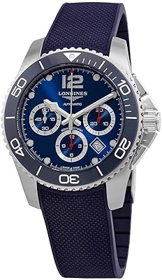 Hydroconquest Longines Automatic Chronograph Watch with Blue Dial For Men L38834969.. DIAYTAR NIGERIA: Making online shopping accessible with affordable prices and nationwide delivery service.