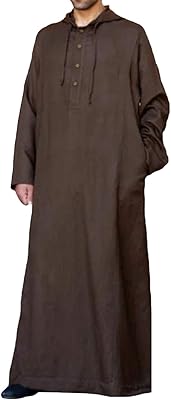 Rami Lucky JB Islamic Hooded Dress for Men - Saudi Arab Kaftan Dubai Long Sleeves Islamic Thobe Thobe Islamic Thobe Ethnic clothing, L.. Easy checkout, quick delivery — shop now on DIAYTAR Nigeria.