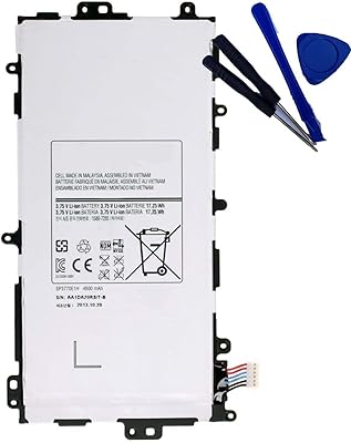 Power4 Power4 laptop Battery + Repair tools for Samsung Galaxy Note 8.0 GT-N5110 GT-N5100 N5110 SP3770E1H 16 GB 32 GB SGH-I467 GH43-03786A AA1D306OS-T/B 3.75 V 4600.. DIAYTAR NIGERIA brings a world of products to your fingertips with affordable prices and quick delivery.