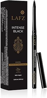 Lefz Kajal intense black, light, easy to slide, easy to blur, waterproof and stains resistant, dark black, remains in place 24 hours, enriched with argan oil and provitamin B5, made in Germany.. DIAYTAR NIGERIA combines affordability with convenience, delivering your purchases within 5-8 days.