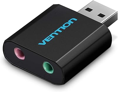 External USB Sound Card 3.5 mm finion, USB audio adapter with microphone, USB to Jack 3.5 for PlayStation 4, laptop and helmet (without cable).. DIAYTAR NIGERIA: Your affordable gateway to thousands of products shipped nationwide within the week.