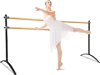 Artan portable ballet bar for the house or the studio, stable bar adjoil for stretching, pilates, dance or active exercises, double bar, for children and adults.. Shop with purpose at DIAYTAR NIGERIA and receive your purchases at unbeatable prices within the week.