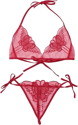 Sexy lace lingerie set with butterfly embroidery adjustable for women.. Experience the future of online shopping with DIAYTAR NIGERIA's extensive product range and competitive pricing.