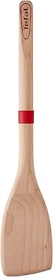 Tefal Ingenio Wooden Credded Spatula to stir the food and kitchen utensils with non -slip silicone ring, brown, k2300814.. Experience convenient online shopping on DIAYTAR Nigeria — wide selection and affordable delivery.