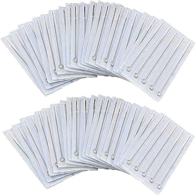 Set of tattooing needles - 50 pieces of 5RS sterile tattoo needles, disposable needles for tattoo machine, 5 round shade needles for tattoo kit.. DIAYTAR NIGERIA: Where every shopping need is met with affordable prices and timely delivery.