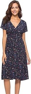 Wankel Summer Dress Mid Long Longue in Milk Mousseline for Women, V-neck, floral print, short sleeves, high waist, beach dress.. DIAYTAR NIGERIA delivers affordability and convenience with every purchase, shipped within the week.