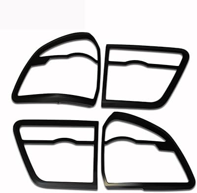 Automobile accessories QRSLHYA Black Kits Decorative rear lights for Toyota Fortner Hilux SW4 2012 2013 2014.. E-commerce made for Nigeria — fast delivery and low prices at DIAYTAR.