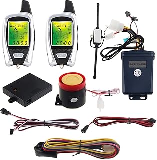 Easyguard EM209 bidirectional motorcycle alarm system with distance starter microwave color LCD color LCD color sensor included world version DC12V.. Nigeria's fastest-growing e-commerce site offers unbeatable prices and delivery within 8 days.