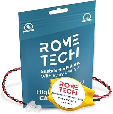 Battery CMOS Roma Tech For HP Pavilion DV3500 DV3600 PROBook 4440S 4441S M700 N600 N600C - Battery for Laptop BIOS RTC CR2032 with 2 double cables.. Shop from anywhere in Nigeria and receive your DIAYTAR purchases at affordable prices within a week.