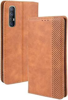 ZMBM AYSMG For Oppo Reno 3 Pro Magnetic Magnetic Retro Crazy Fabric Flip Horizontal with support, maps for maps and photo frame (black) Brown.. Discover why DIAYTAR NIGERIA is the smart shopper's choice for affordable products delivered nationwide.