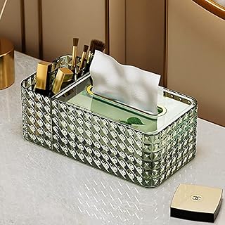 Office organizer with handkerchief box lid rectangular handkerchief dispenser multifunction storage for remote controls.. Shop everything from A to Z on DIAYTAR Nigeria — delivered nationwide.