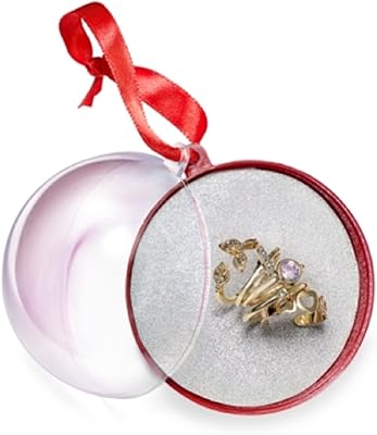 Diamond ring gift box set with crystals.. Affordable luxury and fast service — only on DIAYTAR Nigeria.