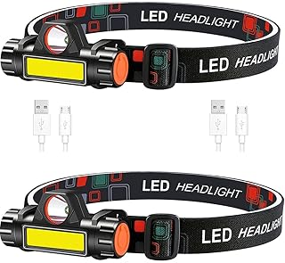 2 rechargeable front lamps, ultra -bright and light LED front lamp, adjustable beam, angle front lamp and waterproof belt, waterproof front lamp for running, cycling, exterior, adults and children.. DIAYTAR NIGERIA: Your partner in affordable e-commerce with dependable delivery across Nigeria.