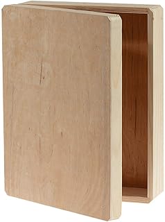 Non-polite wooden box Daris 9157-69, 3.4 "x 9.2" x 12 ", natural color.. DIAYTAR NIGERIA: Where shopping is easy, prices are low, and delivery is just days away.